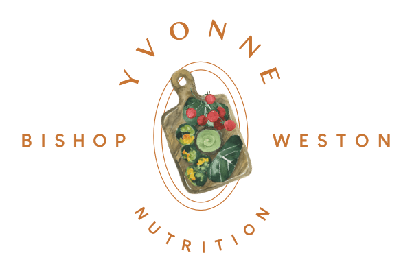 Yvonne Bishop weston nutrition vegetable platter logo
